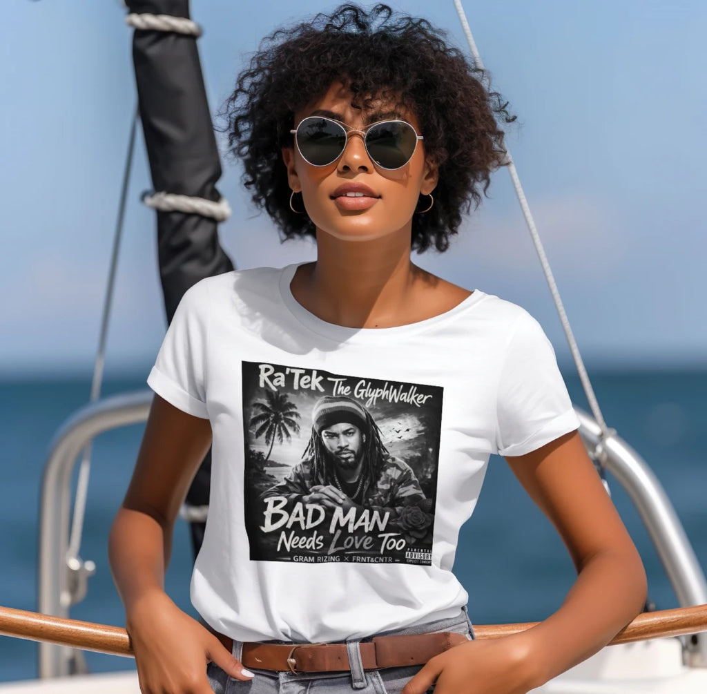 Bad Man T-Shirt - BLK WHT